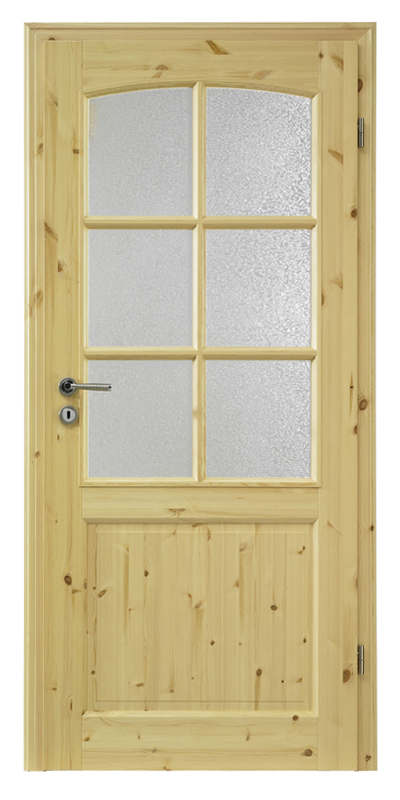 BAWO Landhaustür - Innentür aus Massivholz mit Verglasung