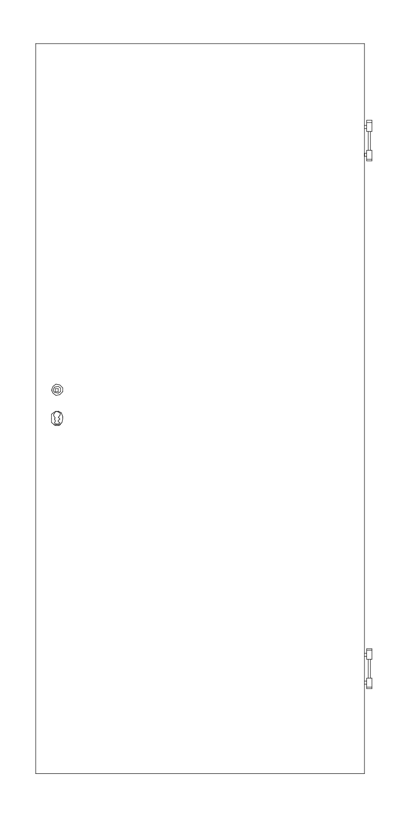 Normtür LN/K1 Zeichnung